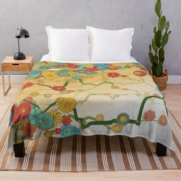 Item preview, Flowery Vines Bright designed and sold by Mary Holstege.