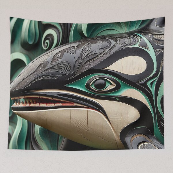 Item preview, Carved Killer Whale designed and sold by jcarr30.