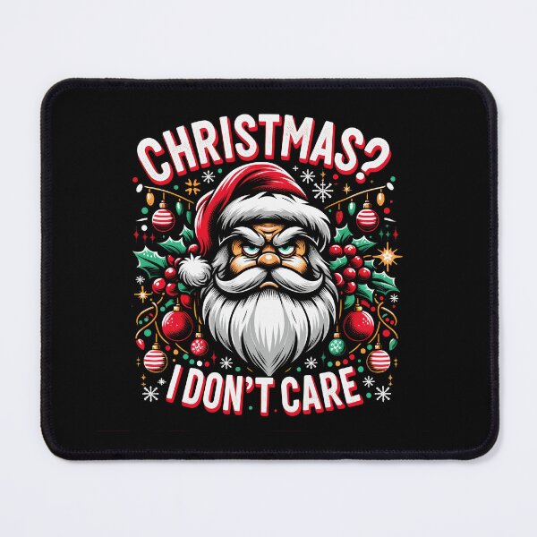 Item preview, Christmas? I don't care | Grumpy Santa | Funny Christmas Design designed and sold by Apogee Publishing.