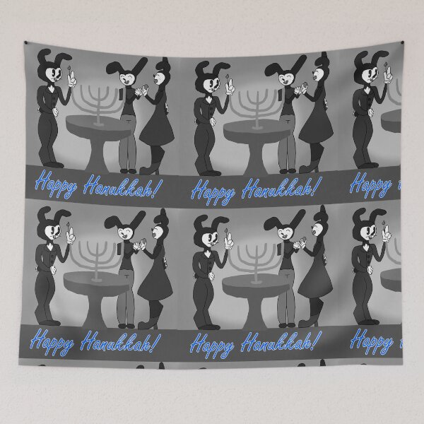 Item preview, Happy Hanukkah Design designed and sold by Boxer-n-co.