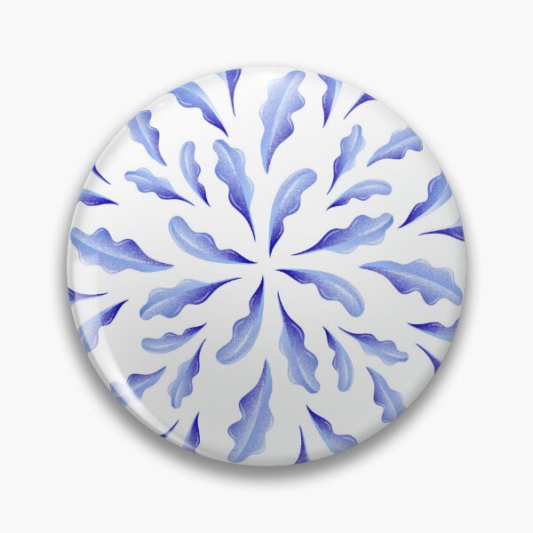 Item preview, Floral blue print  designed and sold by ZawadiNest ,.