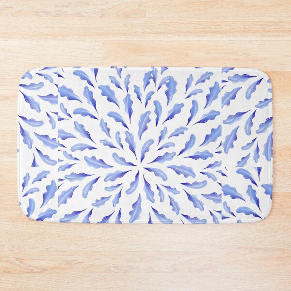 Item preview, Floral blue print designed and sold by ZawadiNest ,.