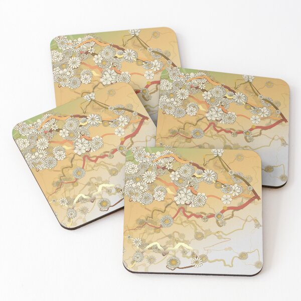 Item preview, Flowery Vines White designed and sold by Mary Holstege.