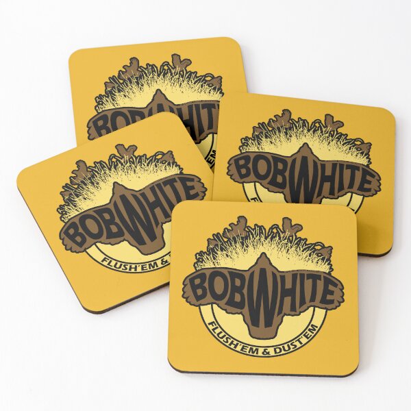 Item preview, Bobwhite Quail, Flush'em & Dust'em, Yellow and Brown with Black Outline designed and sold by CraneCreek.