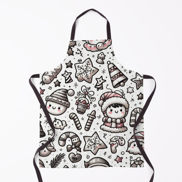 Item preview, Cute Winter and Christmas Pattern with Snowmen and Cookies designed and sold by willowbyraashi.