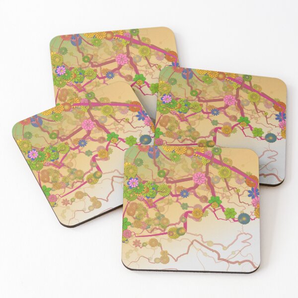 Item preview, Flowery Vines Happy designed and sold by Mary Holstege.