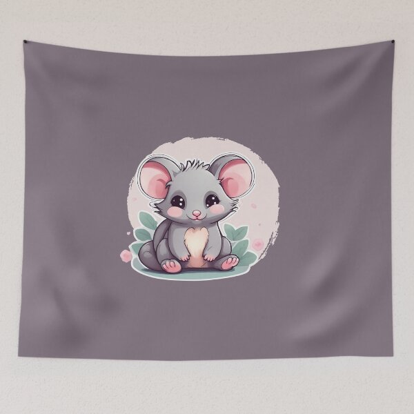 Item preview, Cute kawaii little opposum designed and sold by Rathnau.