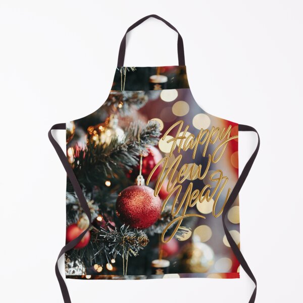 Item preview, Happy New Year Christmas Tree with Ornaments! designed and sold by TidyKitchenInc.