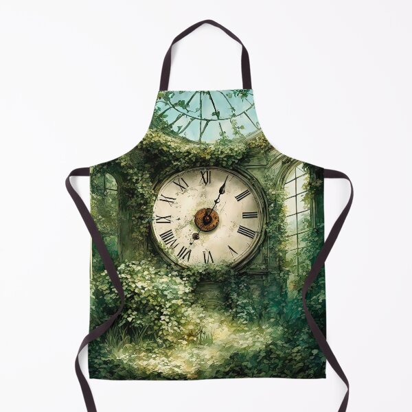 Item preview, An Antique Clock In An Abandoned Garden designed and sold by LanaGustavsson.