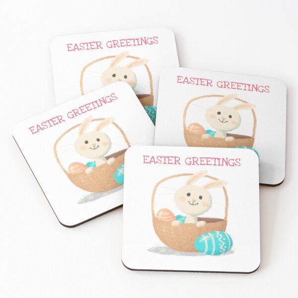 Item preview, Easter Wishes Happy Easter Eggs Eastern Star Hoppy Easter designed and sold by OliveAndSnow.