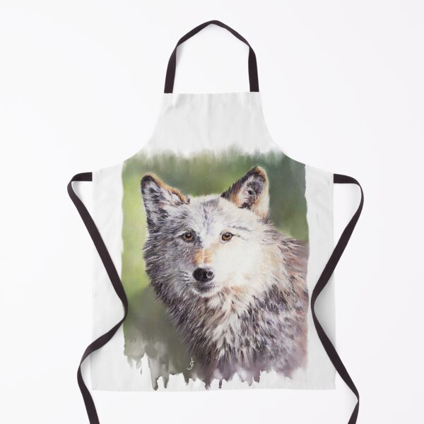 Item preview, wolf mixed media digital drawing for charity designed and sold by JayTCee.
