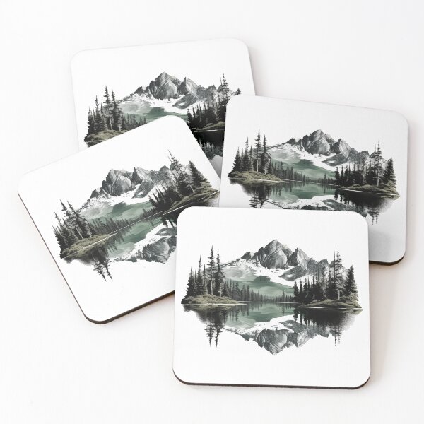 Item preview, Beautiful landscape with mountains, gift hiking designed and sold by Andrea-Design.