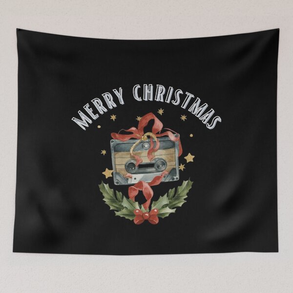 Item preview, Funny Cassette Video in christmas, Tape Floppy Disk Retro designed and sold by NaaEchDesign ⭐⭐⭐⭐⭐.