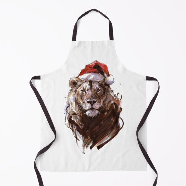 Item preview, Santa's Red Lion Beanies: Christmas Hats designed and sold by Blink Art Studio.