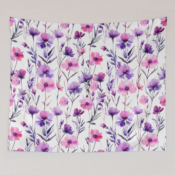 Item preview, Floral Pattern Poppies and Lupines designed and sold by Glimmersmith.