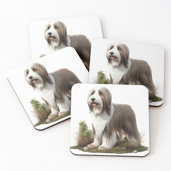 Item preview, Beautiful Brown and Fawn Bearded Collie designed and sold by Kaleddis.
