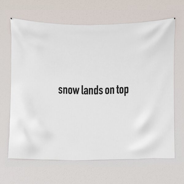 Item preview, “snow lands on top” designed and sold by designsbysara58.