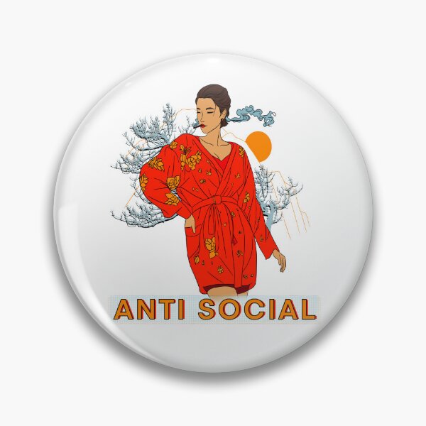 Item preview, Anti Social designed and sold by mellowmeowt.
