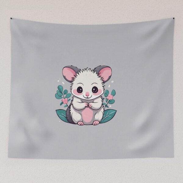 Item preview, Cute kawaii little opposum designed and sold by Rathnau.