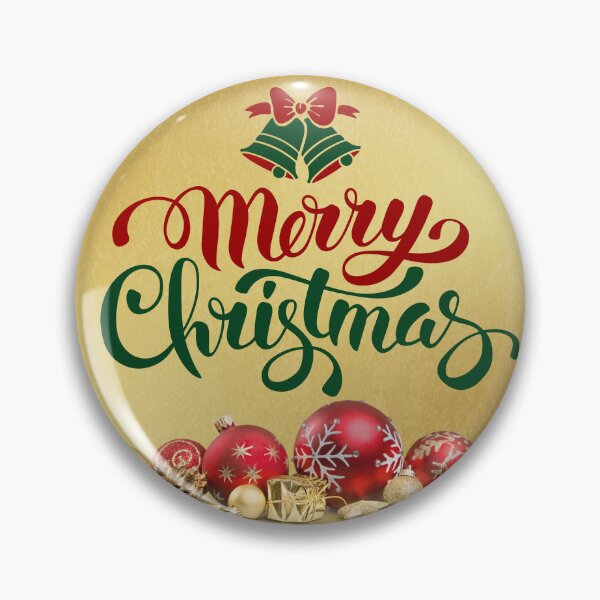 Item preview, Merry Christmas Gold and Red Ornaments! designed and sold by TidyKitchenInc.