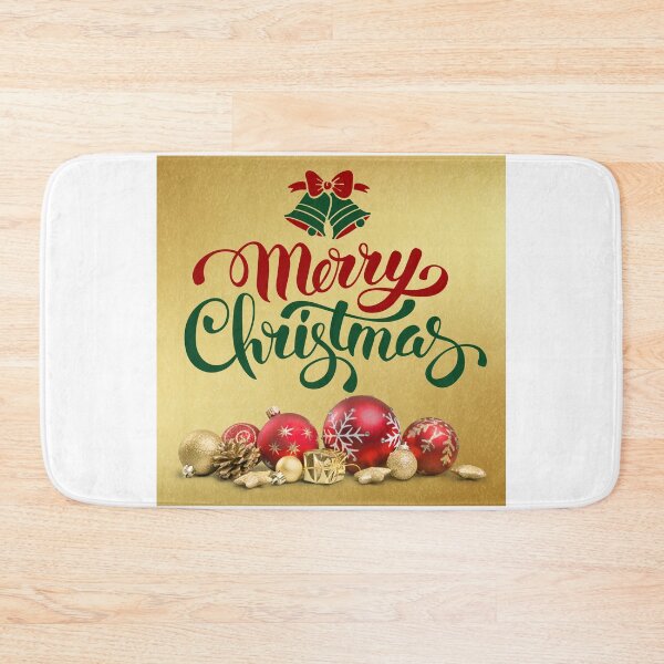 Item preview, Merry Christmas Gold and Red Ornaments! designed and sold by TidyKitchenInc.