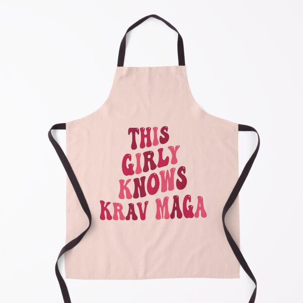 Item preview, This Girly Knows Krav Maga, Pink Groovy Design designed and sold by AryaSubramanian.