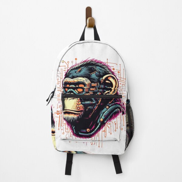 Item preview, Iconic Cyber Chimpanzee designed and sold by MrAI-Store.