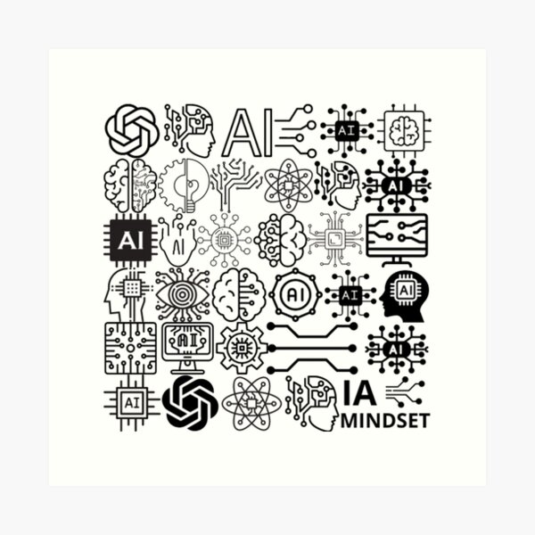 Item preview,    Laughs and Reflections: Humor and Artificial Intelligence designed and sold by LIAMRIVIERART.