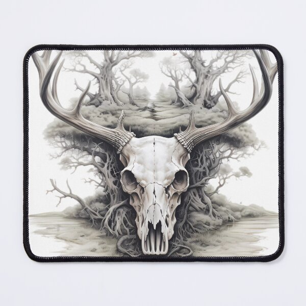 Item preview, Drawing of a deer antlers . designed and sold by Linework Studio.