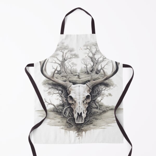 Item preview, Drawing of a deer antlers . designed and sold by Linework Studio.