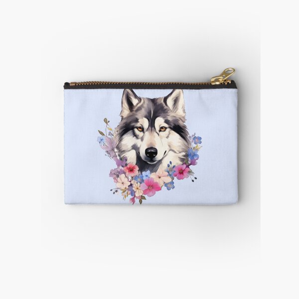 Item preview, Malamute de Alaska en flores designed and sold by ZombieLH.