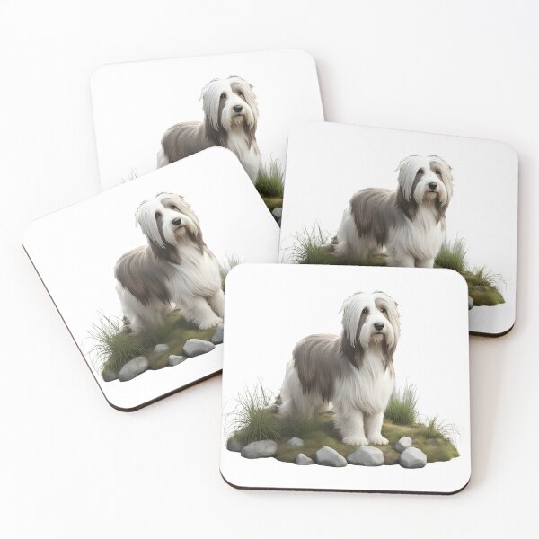 Item preview, Beautiful Fawn Bearded Collie designed and sold by Kaleddis.