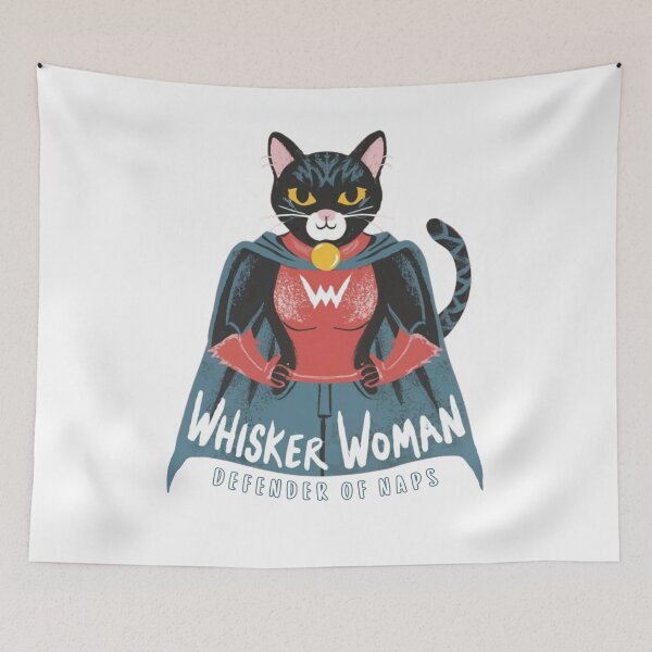 Item preview, Whisker woman the defender of naps , cute funny gift for cat lovers  designed and sold by Suhy.