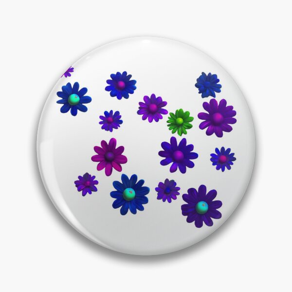 Item preview, Purple blue Flowers Pattern Cute designed and sold by Aquillashop.