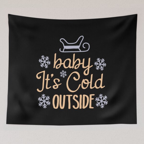 Item preview, Baby its cold outside, Merry Christmas, Stay with me designed and sold by Cerulean-Shop.