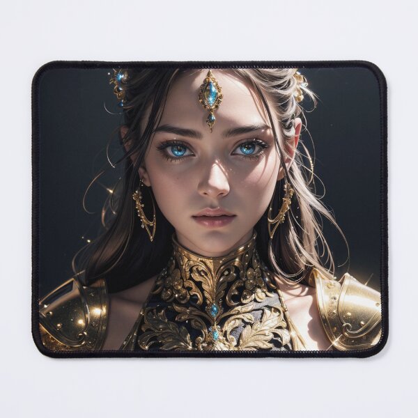 Item preview, Blue eyed warrior woman designed and sold by Aimaker.