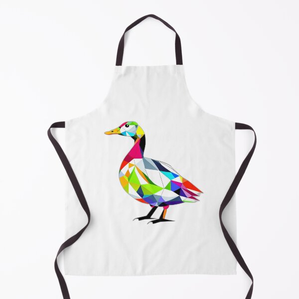 Item preview, Colourful Duck Water Bird Geometric Shaped Artwork designed and sold by Geonimalia.