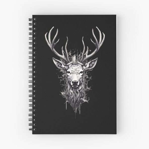 Item preview, Drawing of a deer antlers . designed and sold by Linework Studio.
