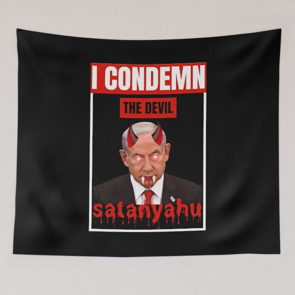 Item preview, I condemn the devil satanyahu designed and sold by Randa Ranmania.