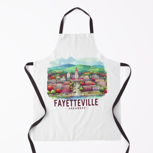 Item preview, Fayetteville Arkansas Watercolor Illustration designed and sold by PaintMeWorld.