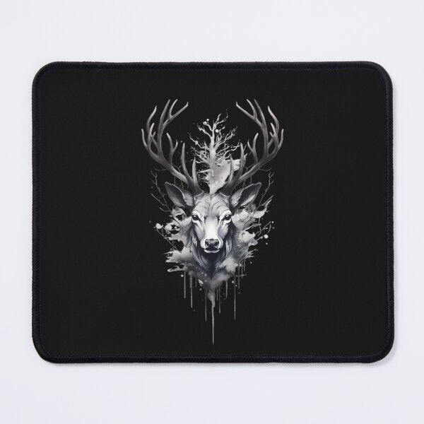 Item preview,  Drawing of a deer antlers . designed and sold by Linework Studio.
