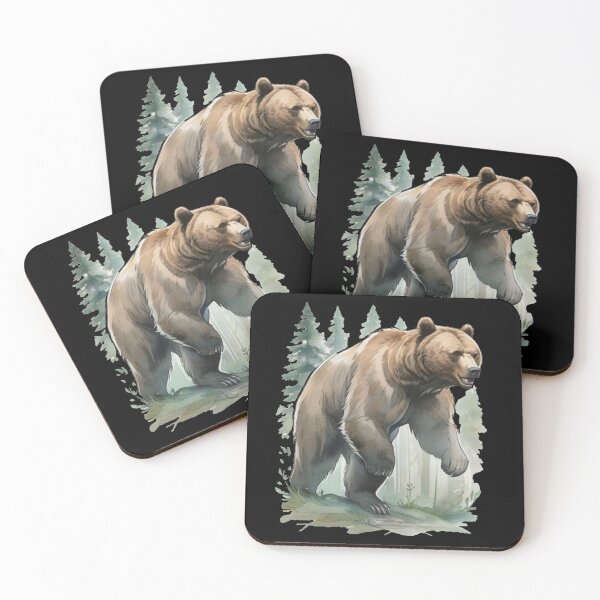 Item preview, Brown bear designed and sold by WildArtista.