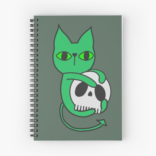 Item preview, Demon Cat Got Your Skull designed and sold by GoldenTrinkets.