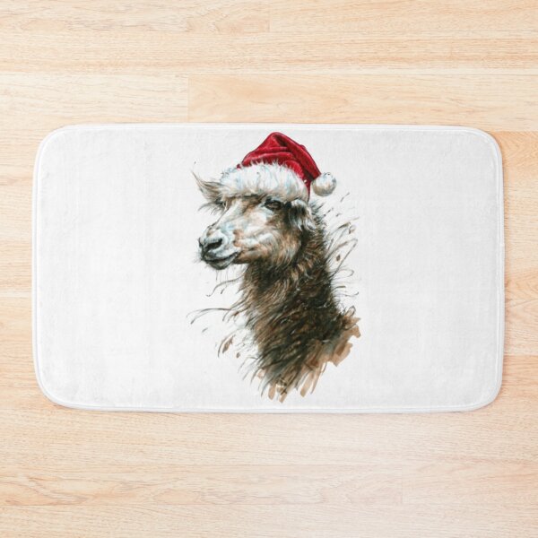 Artikelvorschau, Weihnachten mit Weihnachtslama und Alpaka! entworfen und verkauft von Blink Art Studio.