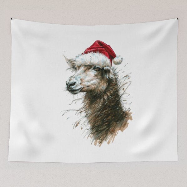 Item preview, Santa Llama and Alpaka Xmas! designed and sold by Blink Art Studio.