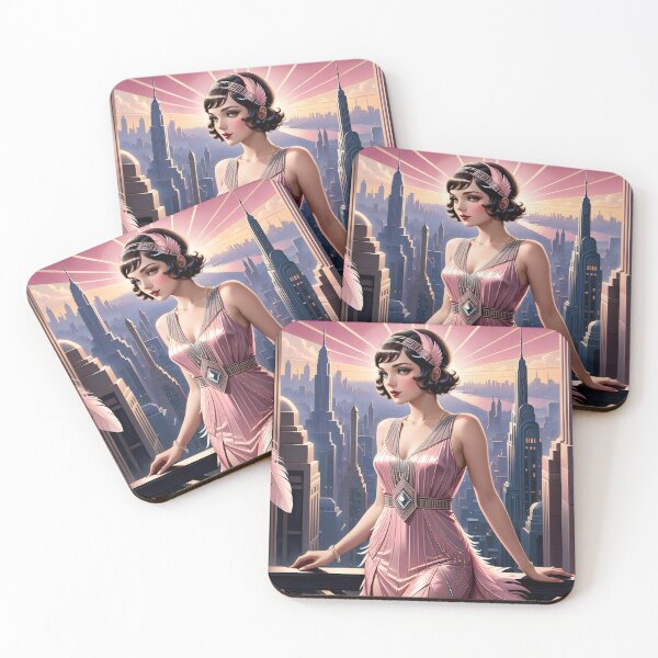 Item preview, 1920's pink dress designed and sold by Metaverse8.