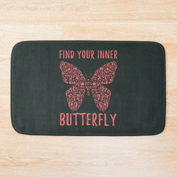Item preview, Inspirational quote Find your inner butterfly pink butterfly designed and sold by yoshra.