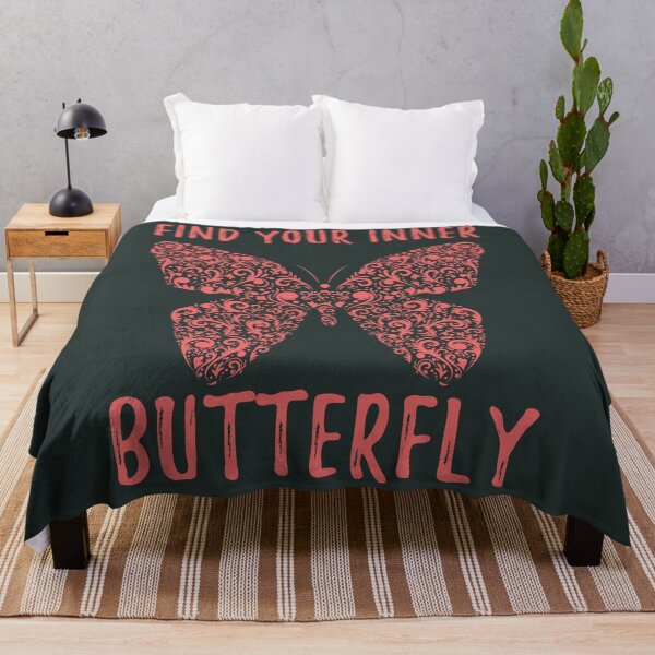 Item preview, Inspirational quote Find your inner butterfly pink butterfly designed and sold by yoshra.