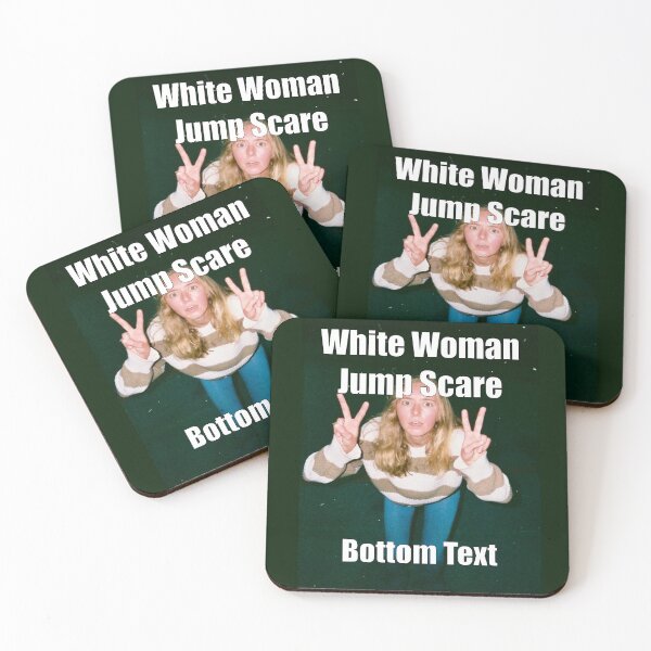 Item preview, White Woman Jump Scare designed and sold by Shibafire.