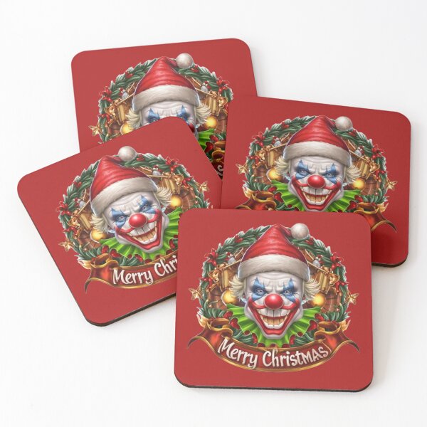 Item preview, creppy santa clown designed and sold by EvelinZ.